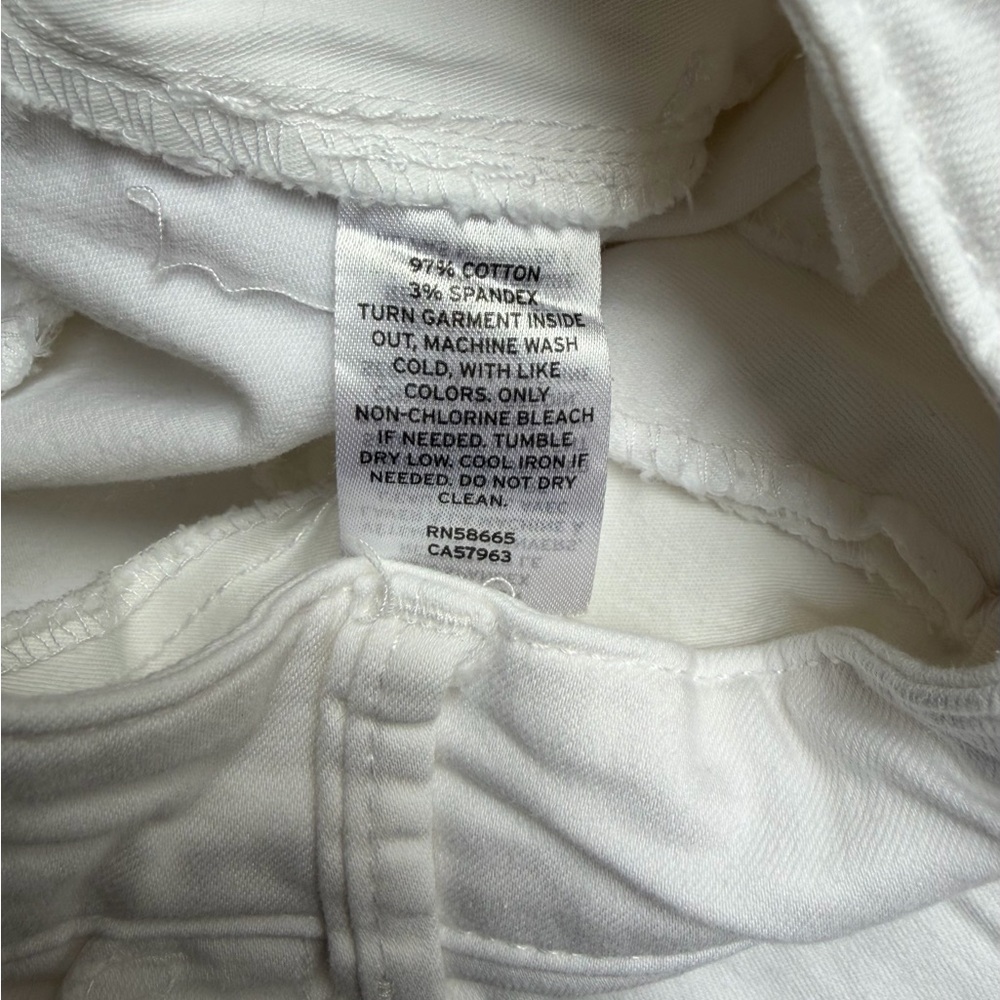 Caslon Stretch Cotton Chino Women’s White Pants - Picture 8 of 10